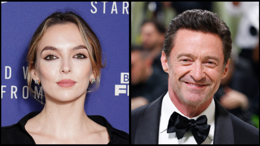 image de Hugh Jackman et Jodie Comer acteur dans La mort de Robin des Bois