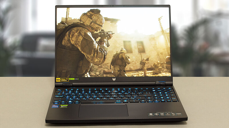 image d'un des meilleurs ordinateurs portables de jeu en 2024 l'Acer Predator Helios 16