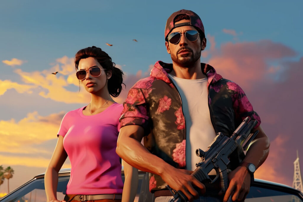 image des 2 protagonistes de GTA 6