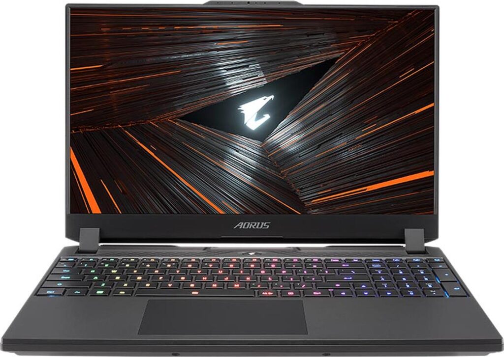 image d'un des meilleurs ordinateurs portables de jeu en 2024 le Gigabyte Aorus 15