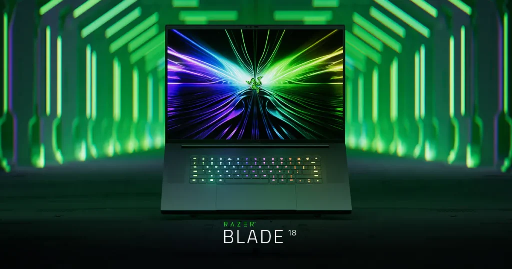 image d'un des meilleurs ordinateurs portables de jeu en 2024 Le Razer Blade 18