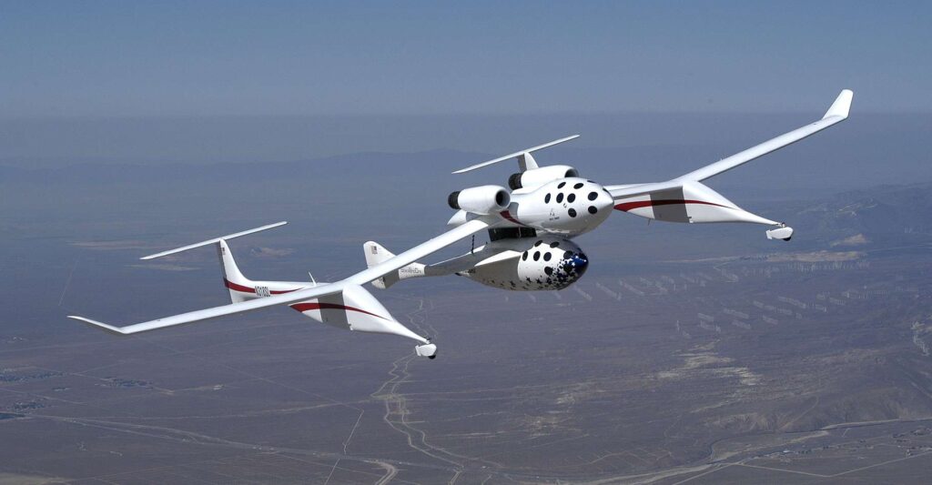 image de Le vol historique de SpaceShipOne