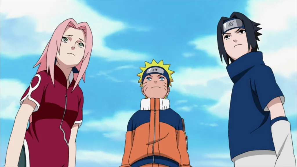 image Sakura au sein de l'Équipe 7