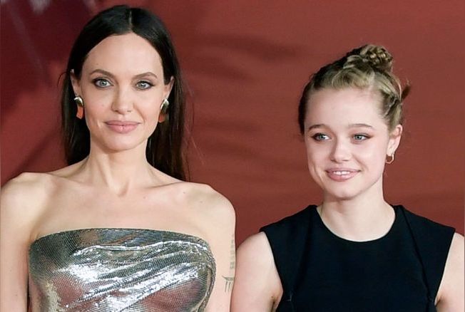 image d'Angelina et Shiloh, la fille de Brad Pitt a demandé à changer de nom de famille