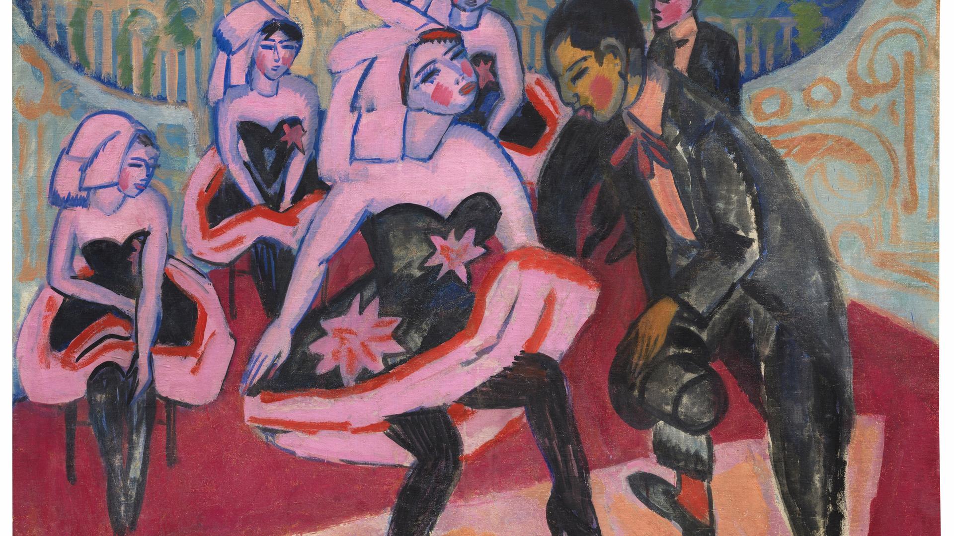 image de Tanz im Varieté d'Ernst Ludwig Kirchner retrouvé après 80 ans !