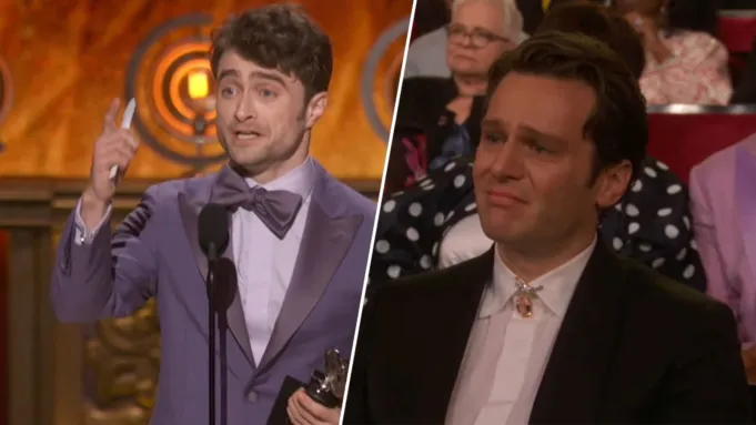 Daniel Radcliffe émeut Jonathan Groff au Tony Awards 2024