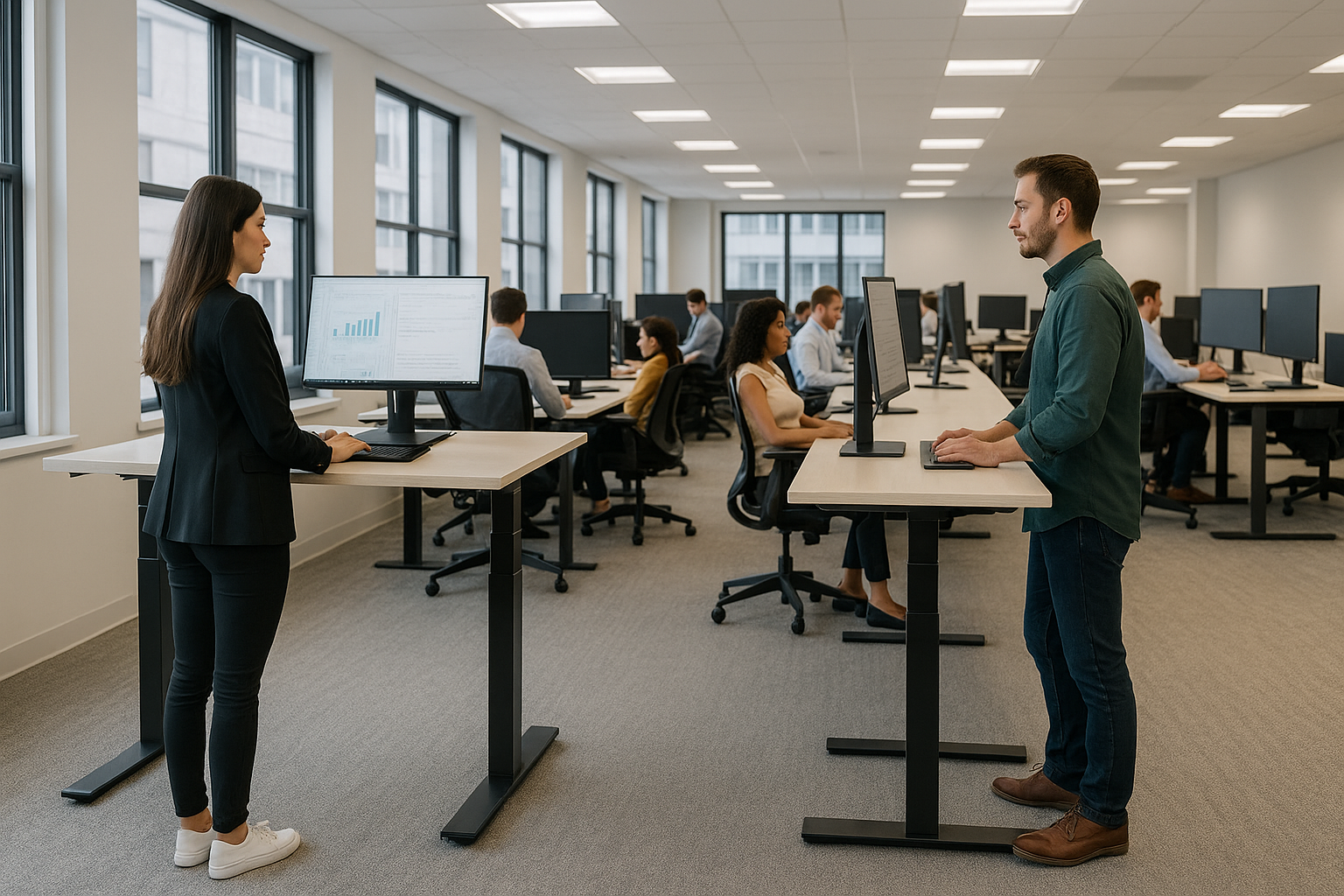 5 raisons de vous équiper d’un bureau assis-debout en entreprise